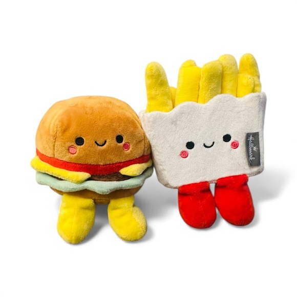 Hallmark Better Together Magnetic Duo Food Pairs Cute Plush Stuffed Toys - Picture 12 of 13
